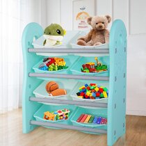 Mccrory Plastic Toy Organizer with Bins