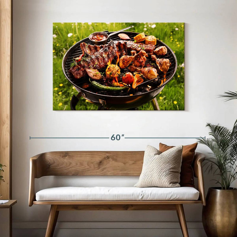 Outdoor Grilling, 30" H x 45" W