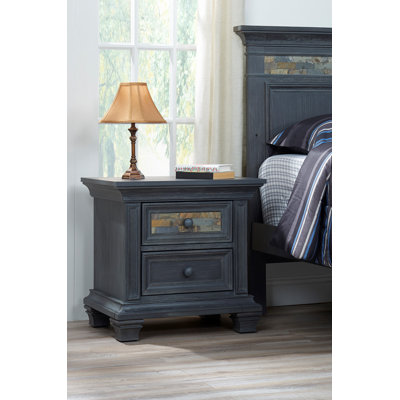 Stone Hill 2 Drawer Nightstand