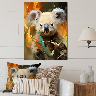 Koala Bush Retreat 1 - Koala Animal, art mural en métal