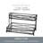 Chiquana Metal 2 Compartment Makeup Organizer