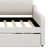 Upholstery Daybed With Trundle And USB Charging Design,Trundle Can Be Flat Or Erected-407843705