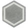 Geometric 6" x 7" Porcelain Patterned Floor Use Tile