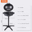 VEVOR 24.6'' W x 24.6'' D Portable Indoor/Outdoor Use 2 - Burner Electric Grill