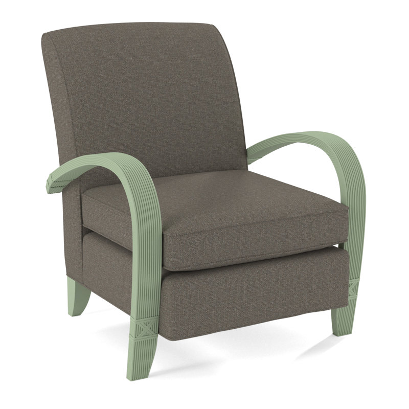 Fauteuil en polyester de 30 po de largeur Vero, Performance du sucre blanc; 0863-91, Céleri