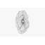 Poppy Flower Wall Decor In Silver/Black