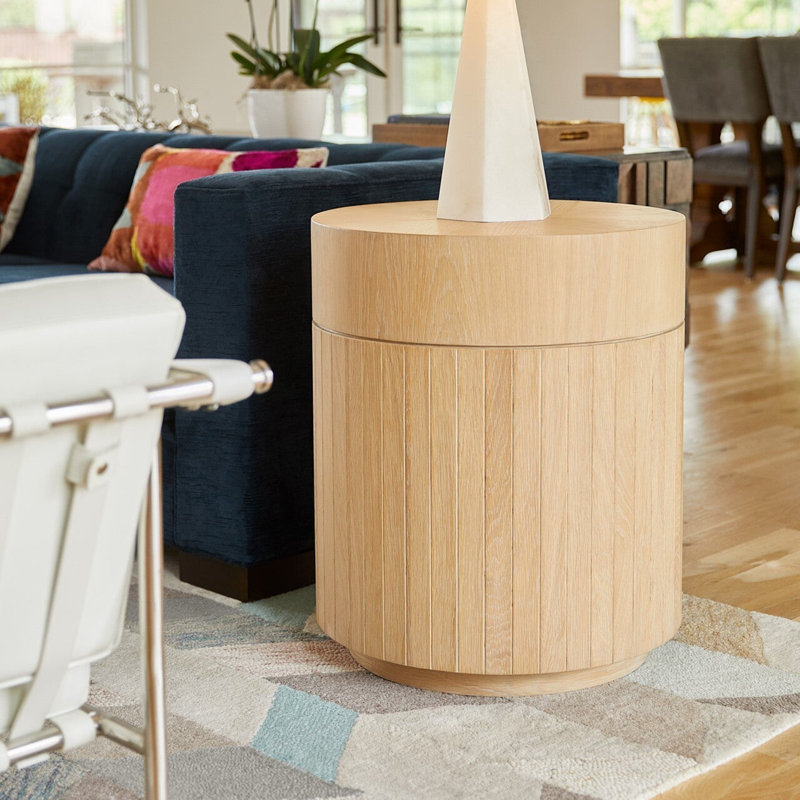 Lamu Solid Wood End Table