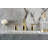 Kingston Brass Manhattan Two-Handle 3-Hole Deck Mount Widespread Bathroom Faucet with Retail Pop-Up Drain-98054972