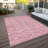 Faunce Washable Geometric Indoor / Outdoor Rug-1458124351