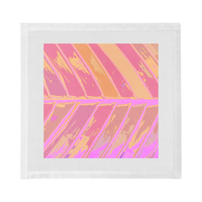 Tropical Leaf Cotton Sateen Dinner Napkins