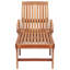 Chaise longue simple en teck avec coussins 78 po Doucet-1036249181-957533752
