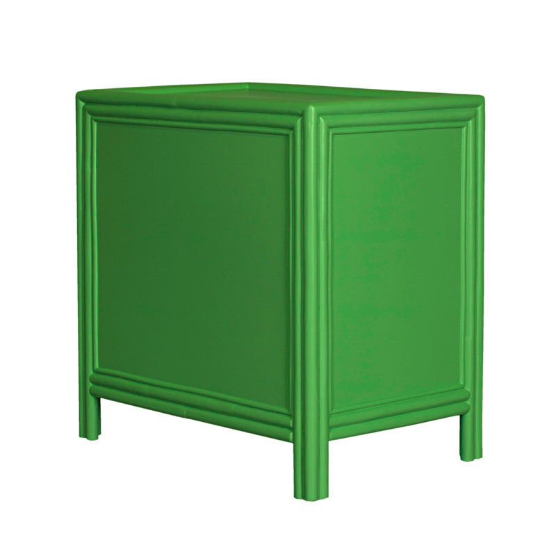 Clara Collection 1 - Drawer Nightstand, Bright Green