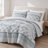 3-Piece Full/Queen Quilt Set,Aqua