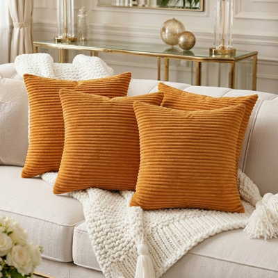 Areia Indoor / Outdoor Orange Square Cushion Cover