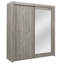 Wyona 2 Door Manufactured Wood Wardrobe-40079917-40079916