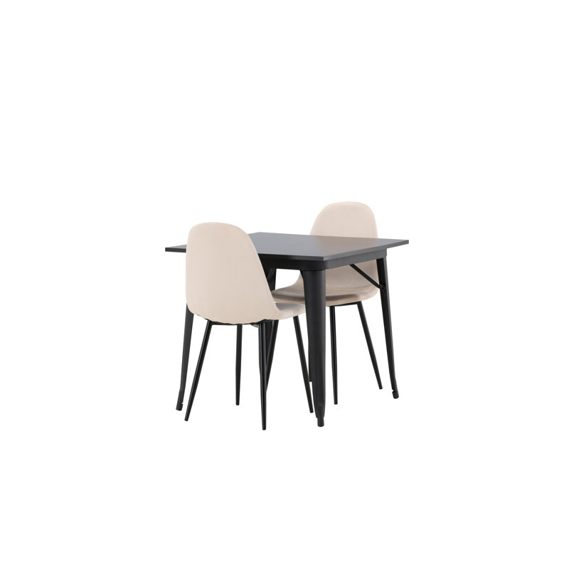 Stockport 2 - Person Dining Set, Beige, Beige