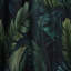 Moody Tropics Moody Patterns I - Rideau floral - Velours obscurcissant - 1 panneau-107575341