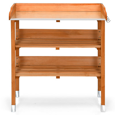 Achazia Fir Wood Potting Bench