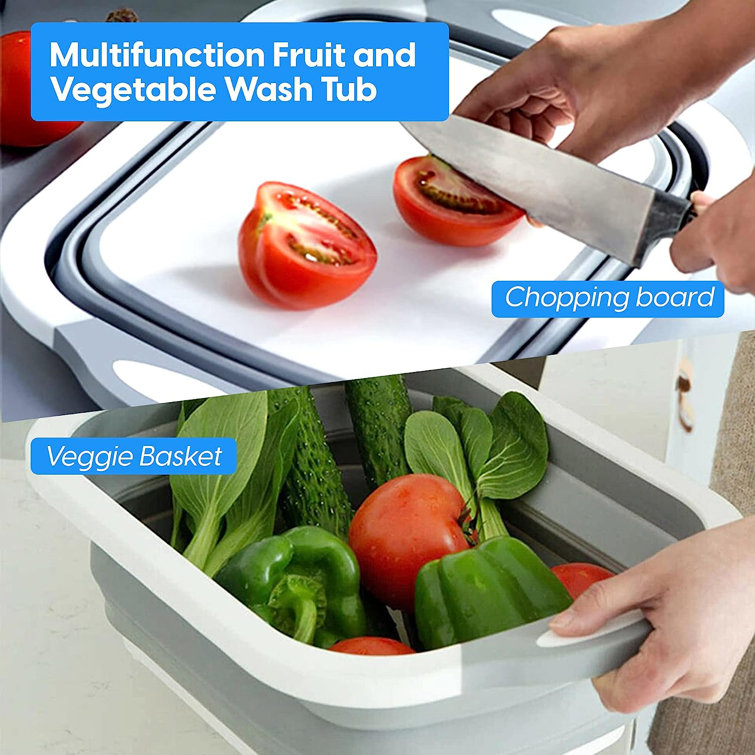 Multifunctional Vegetable Washing Basket