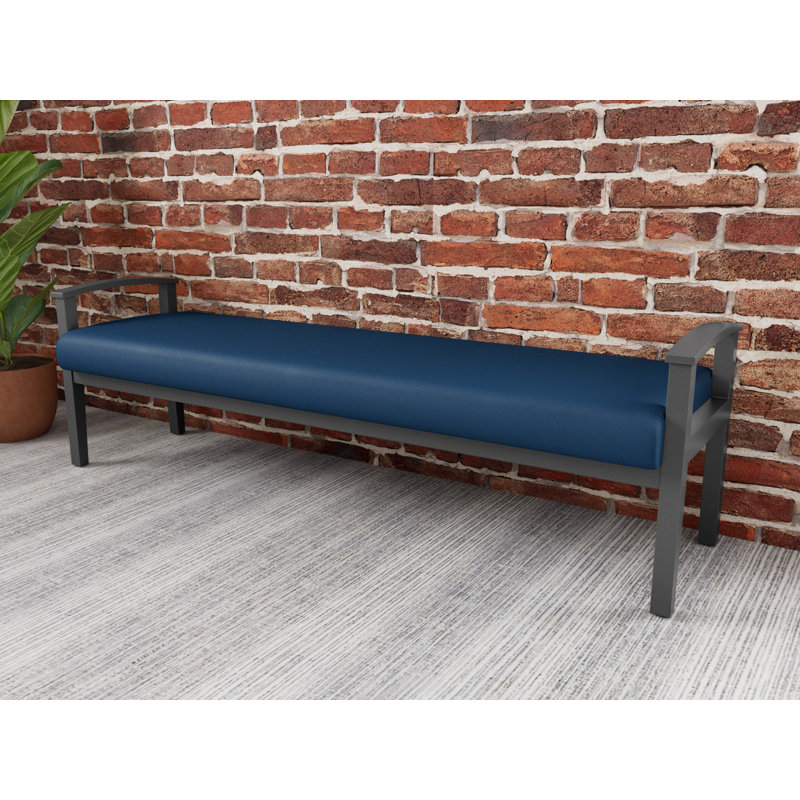 Banc en bois massif Amherst, Étain, Patriot Plus Blue Ridge