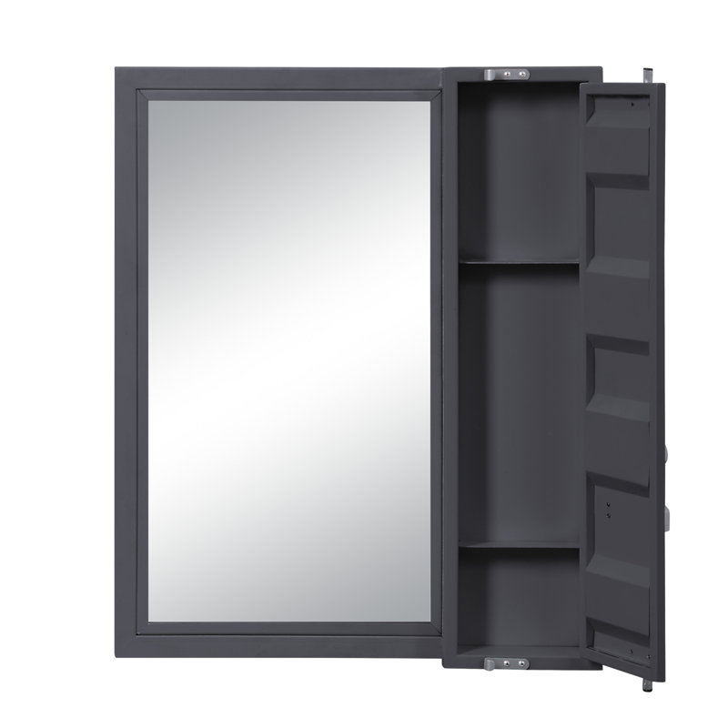 Miroir de salle de bain Cargo, Métal industriel