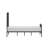 Sebbie Metal Complete Bed With Polydeck, Black-1870428537
