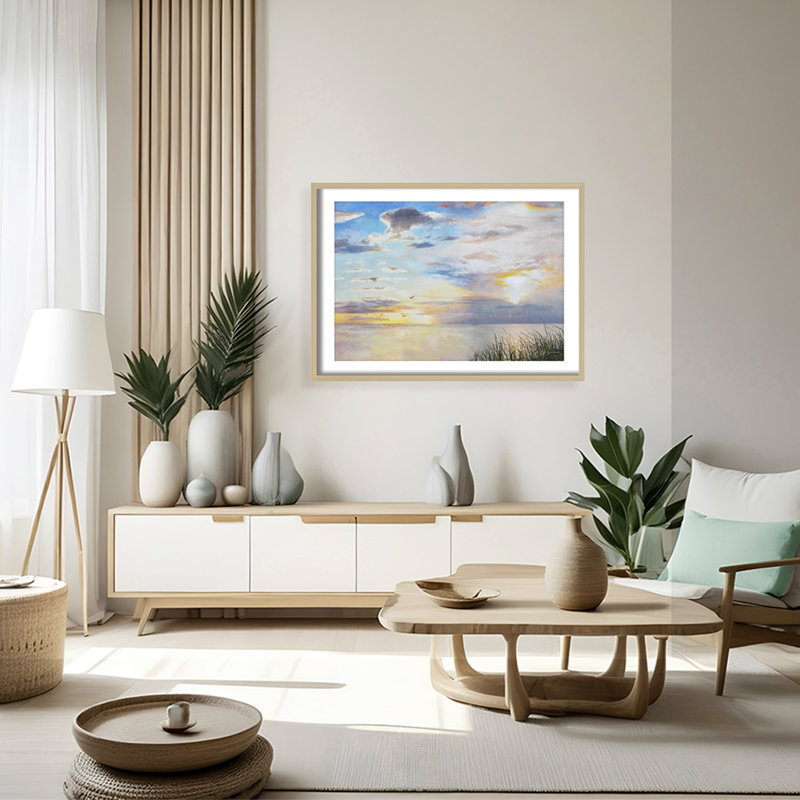 Nature Inspired A New Dawn by  - Picture Frame Painting, 16" H  x  24" W