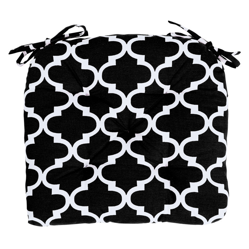 Outdoor Dining Chair Chair Pad, Black