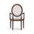 Goeffrey Dark Brown And Beige Armchair