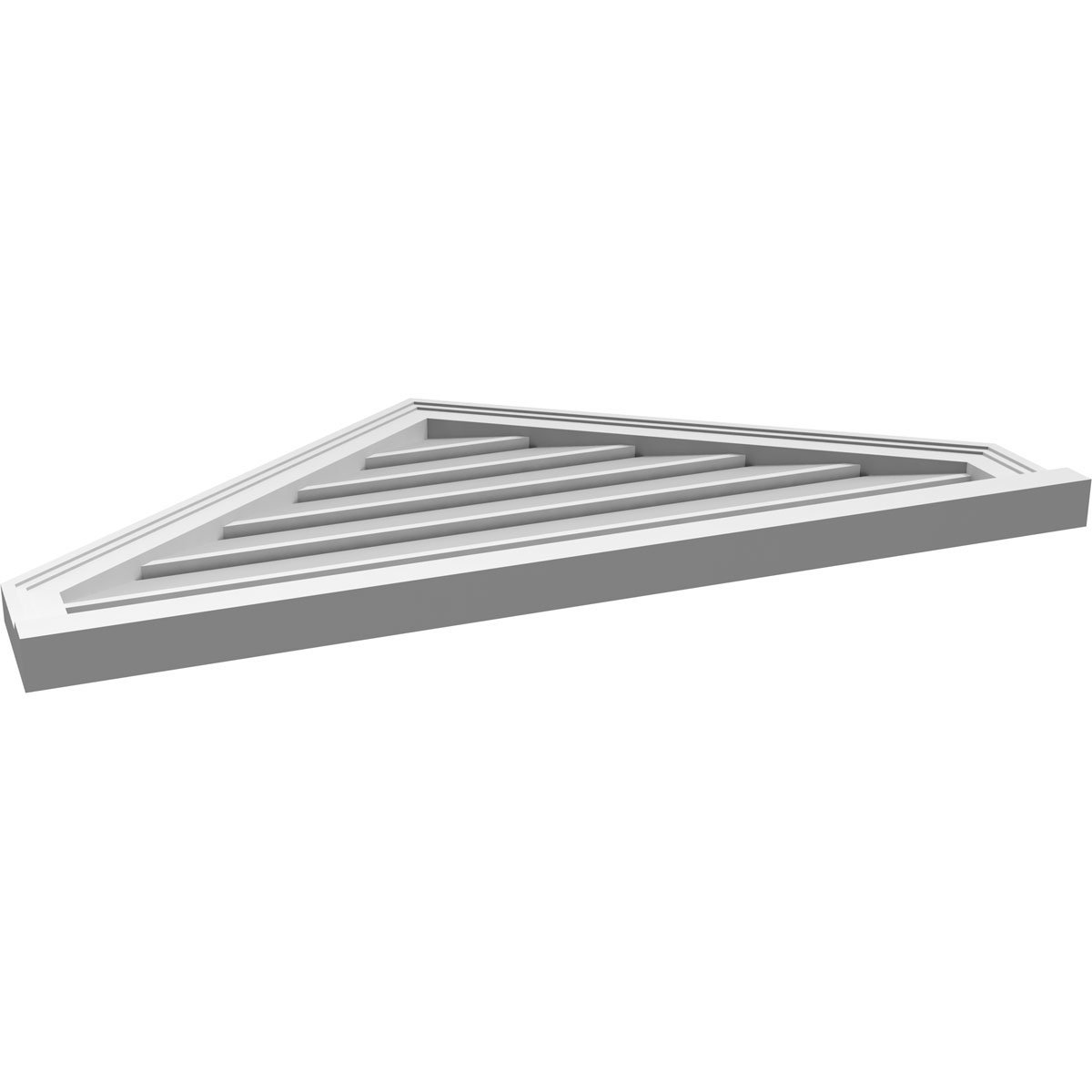 GVSRO20X2001SF Round Gable Vent - 20 Inch, Primed Tan, Surface Mount Urethane