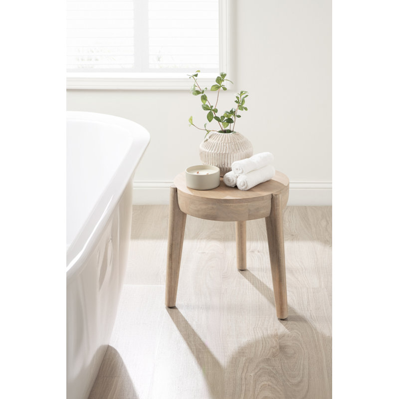 Table d'appoint ronde en bois