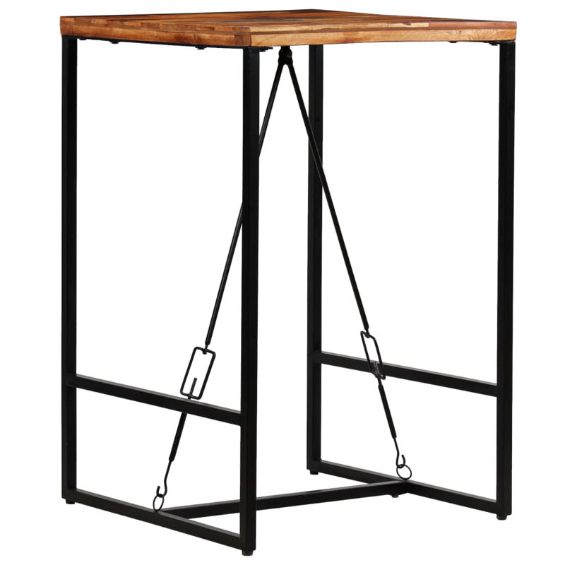 Lopez Solid Wood Top Dining Table, H106 x L70 x W70cm