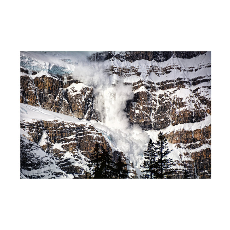 Alain Turgeon Avalanche Canvas Art, H 12 po x l 19 po