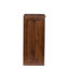 Armoire à vin modulaire de couleur brun noyer avec tablettes de rangement et huche pour salle à manger-678756600