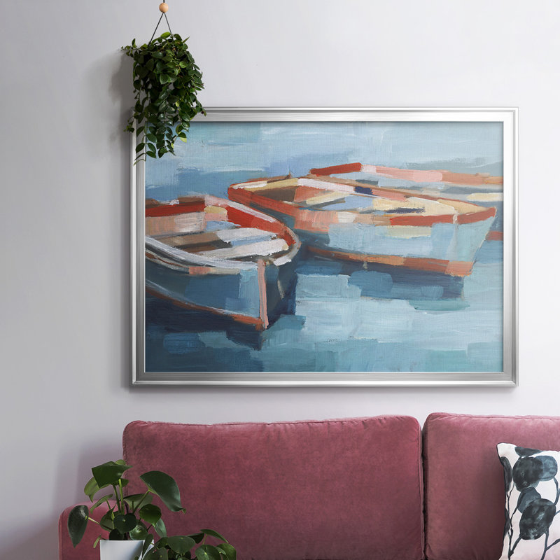 Primaire II, impression sur toile encadrée, H 30 po x l 44 po x P 1,5 po, Argent