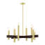 Lustre linéaire moderne unique à 8 lumières Jozlyne-1013573556