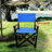 Folding Chair Duo - Wooden With Black Canvas Seat. , Strong, And Easy To Fold Clean. Of 2 Director Seat In Black. Strong Bearing Capacity,-1430860312