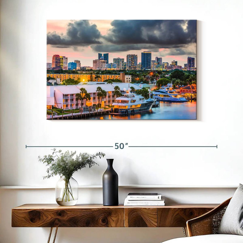 Fort Lauderdale City, H 26 po x l 39 po