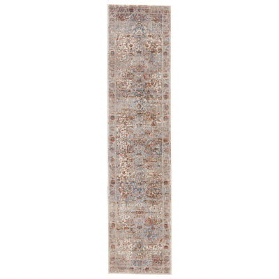 Tapis oriental gris / brun clair Taye