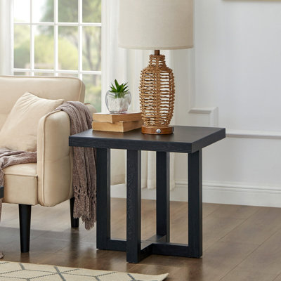 Table de bout contemporaine, noir