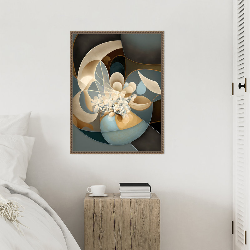«Botanical Fractals» par Bella Eve, reproduction d'art sur toile encadrée, H 30 po x l 23 po