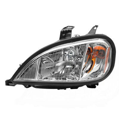 Chrome Halogen Headlights Assembly Compatible With Freightliner Columbia 2004-2017 Driver Side