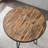 Round Metal Base Dining Table