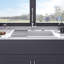 Évier de cuisine encastré 33 po x 22 po à simple cuve en quartz / granite