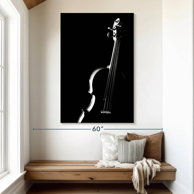 Silhouette de violon Abarca, H 51 po x l 34 po