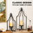 22'' H Metal Tabletop Lantern-1940552741