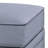 Eram Grey Rectangle Storage Ottoman