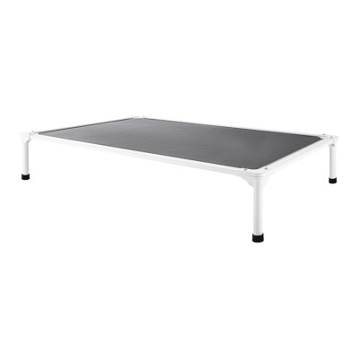 Large Dog Elevated Cot - Raised Bed With Breathable Mesh, Aluminum Structure For Strength, 49 X 33 In Sleeping Zone, 10 Minute Setup Sized Doggos Xl Portable Reinforced Frame, Space, Tool
