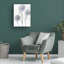 «Floral Wedgewood Allium» sur toile-90733677