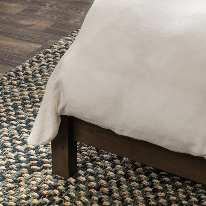 Santa Clara Platform Bed, California King, Oak Golden